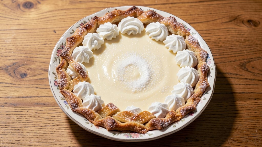 Amish Sugar Cream Pie Recipe: Old-Fashioned Vanilla Swirl in a Buttery Crust