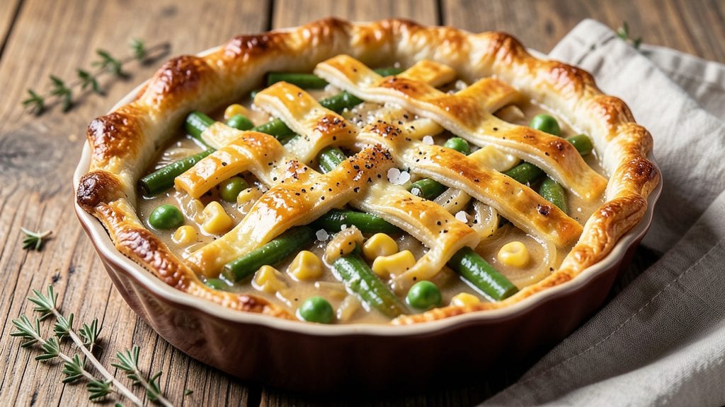 Amy's Vegetable Pot Pie Recipe: Flaky Pastry Cradles Savory Veggies