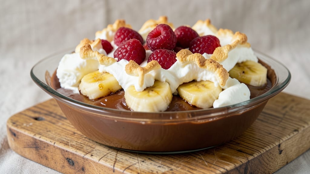 Banoffe Pie Recipe: Velvety Chocolate Mousse With Crunchy Oat Crown