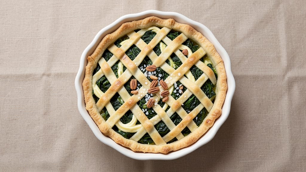 Barefoot Contessa Spinach Pie Recipe: Flaky Crust Hugging Rich Herbed Filling