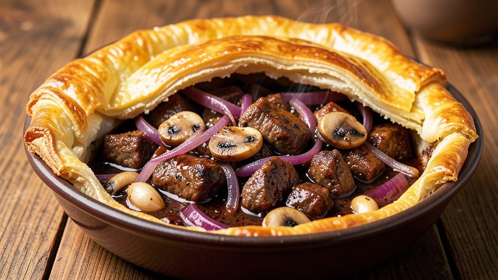 Beef and Guinness Pie Recipe: Deep, Rich Flavor with Crispy Top Edge