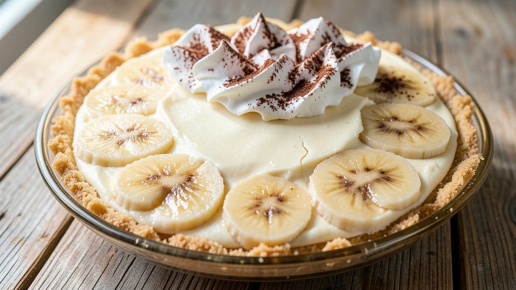 Betty Crocker's Banana Cream Pie Recipe: Classic Vanilla Wafer Crust With Silky Custard