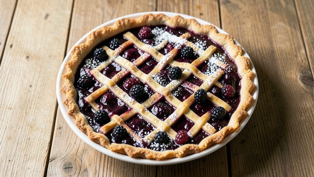 Betty Crocker Black Raspberry Pie Recipe: Bursting Fruit Filling Under Buttery Crust