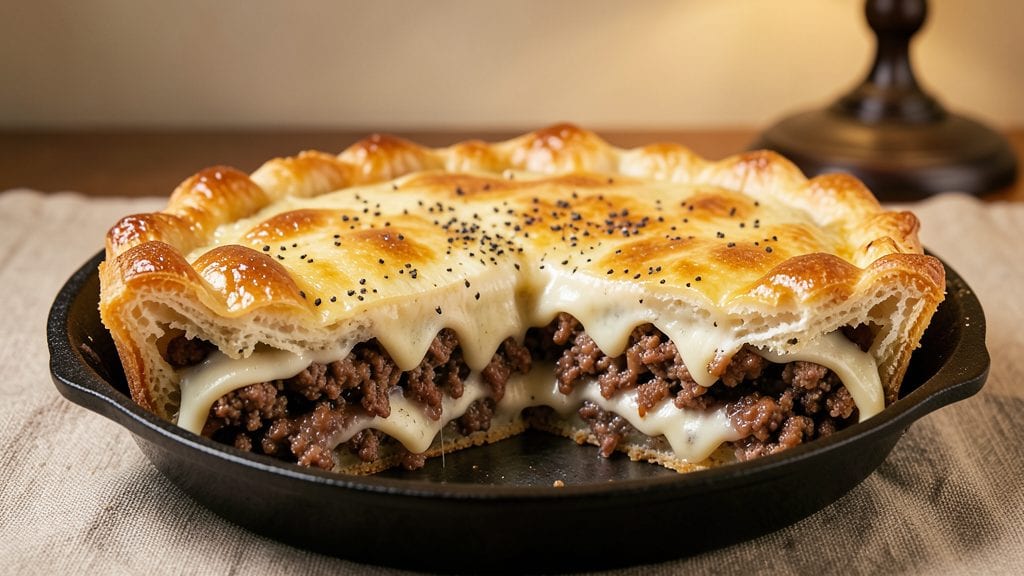 Betty Crocker Cheeseburger Pie Recipe: Crunchy Oat Crown Over Savory Beef Bliss