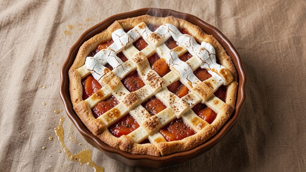 Betty Crocker Chess Pie Recipe: Spiced Fruit Filling Pressed Under Crunchy Oat Crown