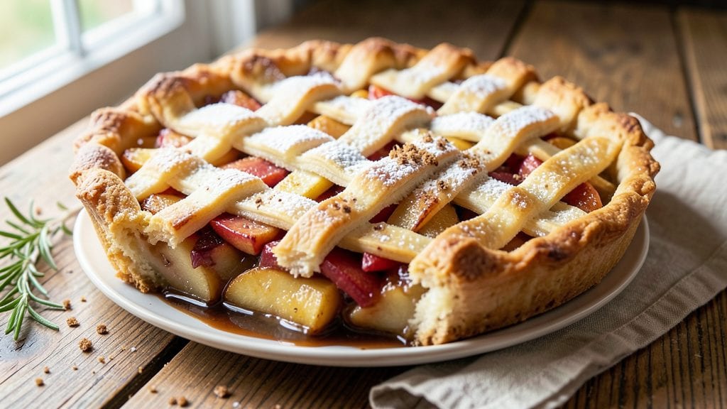 Betty Crocker's Dutch Apple Pie Recipe: Molasses-Kissed Oat Crown Over Spiced Apple Bliss