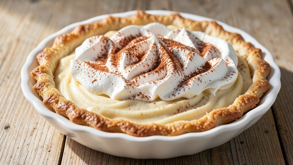 Betty Crocker Eggnog Pie Recipe: Spiced Cream Filling With Crunchy Topping