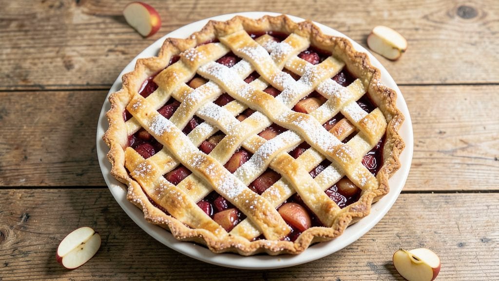 Betty Crocker's Fruit Pie Recipe: Spiced Filling with Pressed Oat Crown Crunch