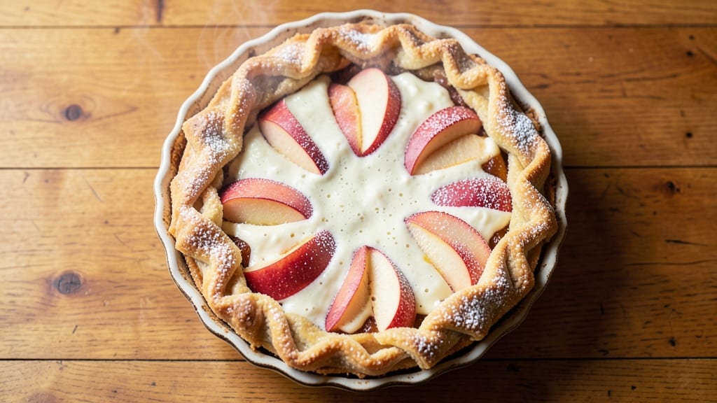 Betty Crocker Sour Cream Apple Pie Recipe: Buttery Lattice Crust Over Tangy Filling