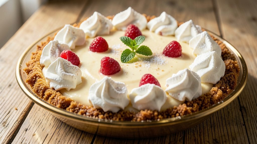 Betty Crocker's Vanilla Cream Pie Recipe: Ultra-Firm Custard With Crisp Wafer Crust