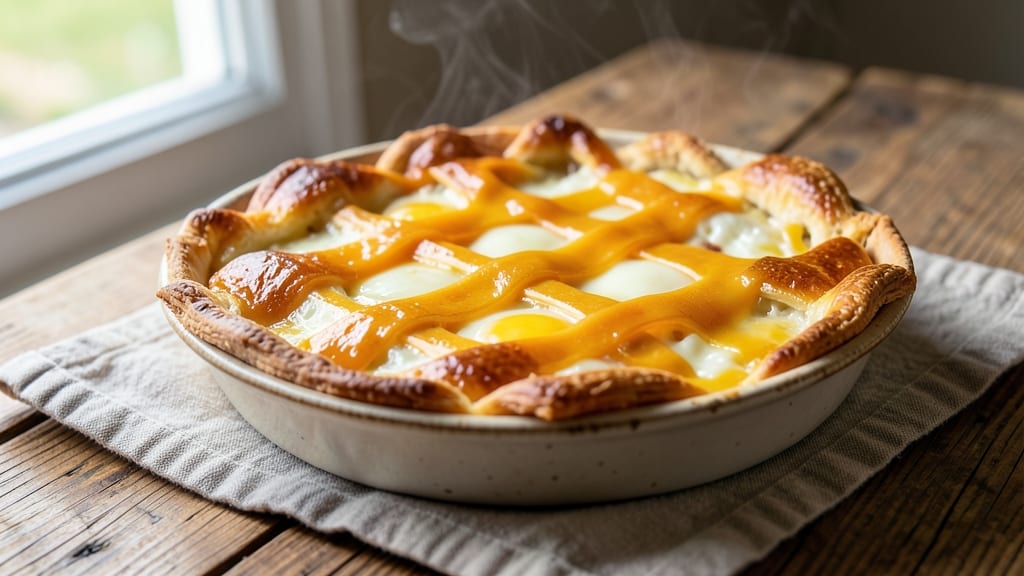 Breakfast Egg Pie Recipe: Fluffy Crust With Savory Egg Filling