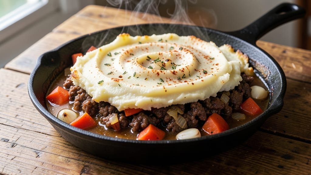 British Shepherd’s Pie Recipe: Fluffy Mashed Crown Over Savory Beef Filling