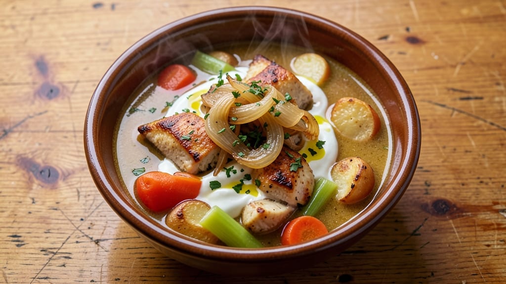 Campbell's Pub Style Chicken Pot Pie Soup Recipe: Creamy, Crispy-Topped Comfort in One Pot