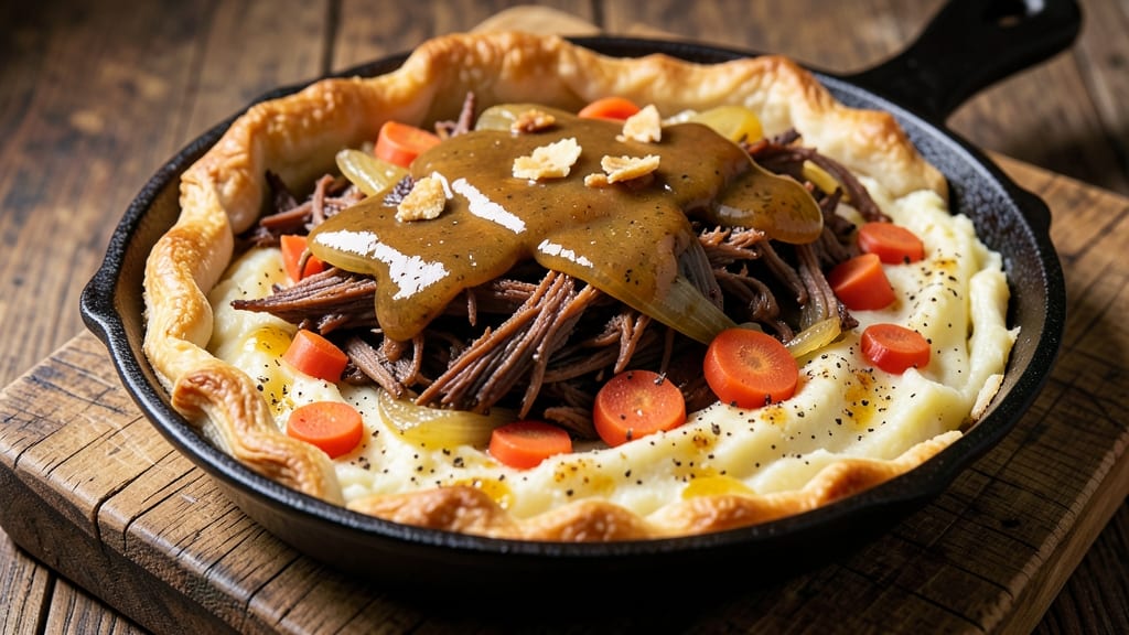 Canned Corned Beef Pie Recipe: Herb-Infused Pastry with Spiced Potato Top