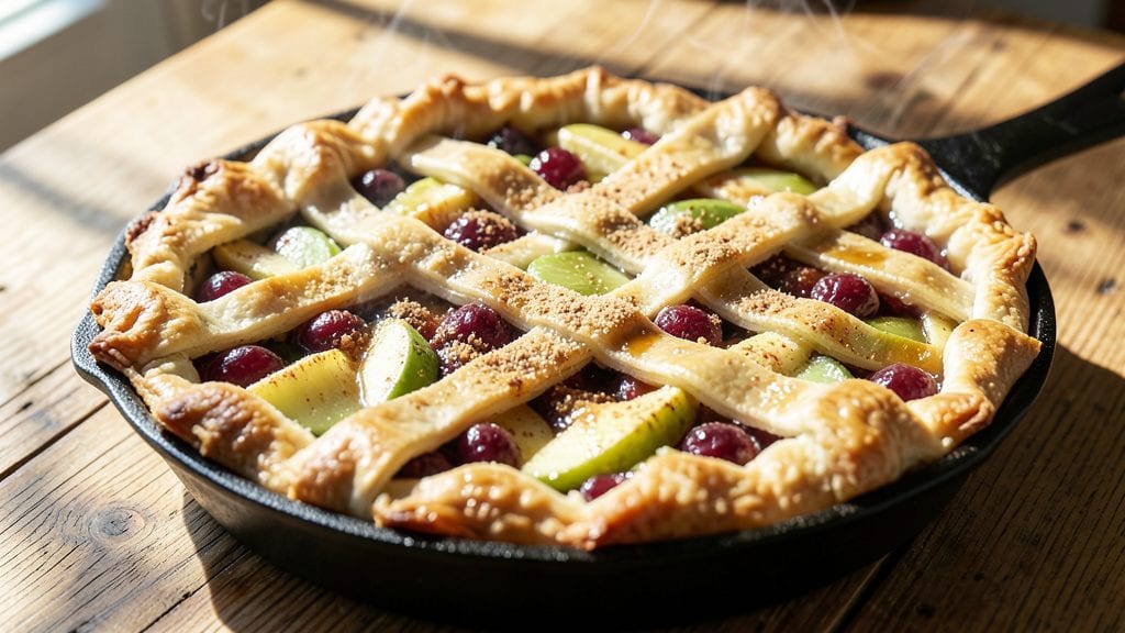 Canned Gooseberry and Granny Smith Apple Pie Recipe: Tart-Sweet Balance With Buttery Lattice Top