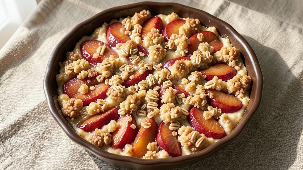Canned Peach Crumble Pie Recipe: Summer Fruit Magic With Crispy Oat Topping