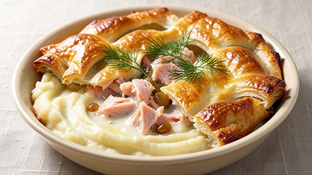 Canned Salmon Fish Pie Recipe: Savory Salmon and Creamy Mashed Crown