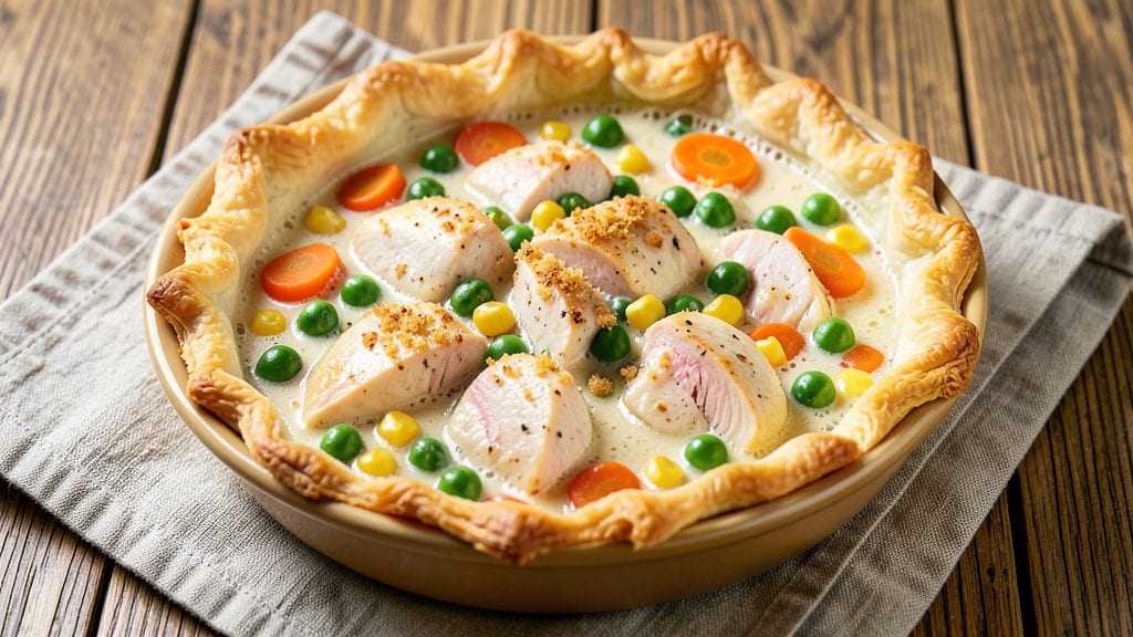 Chicken Pot Pie Recipe With Canned Vegetables: One-Pot Creamy Comfort in 40 Minutes