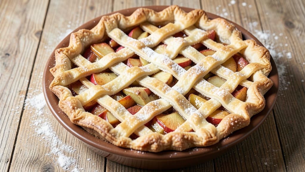 Claire Saffitz's Apple Pie Recipe: Crisp Lattice Over Spiced Fruit Filling