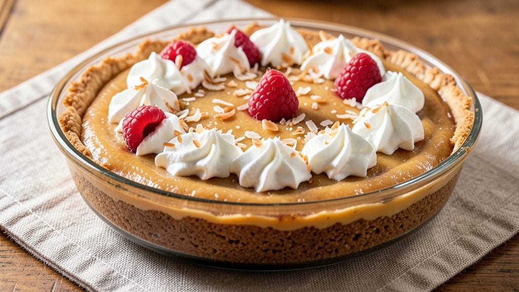 Cracker Pie Recipe: Crunchy Topping Over Creamy Vanilla Bliss