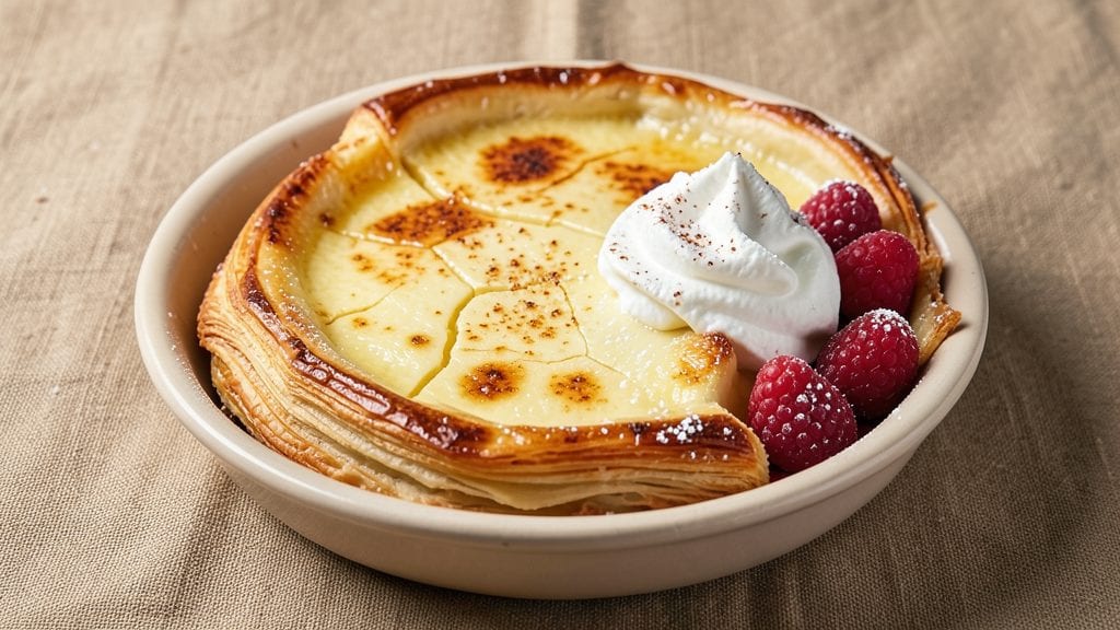 Croissant Breakfast Pie Recipe: Flaky Pastry Crown Over Custard Cream