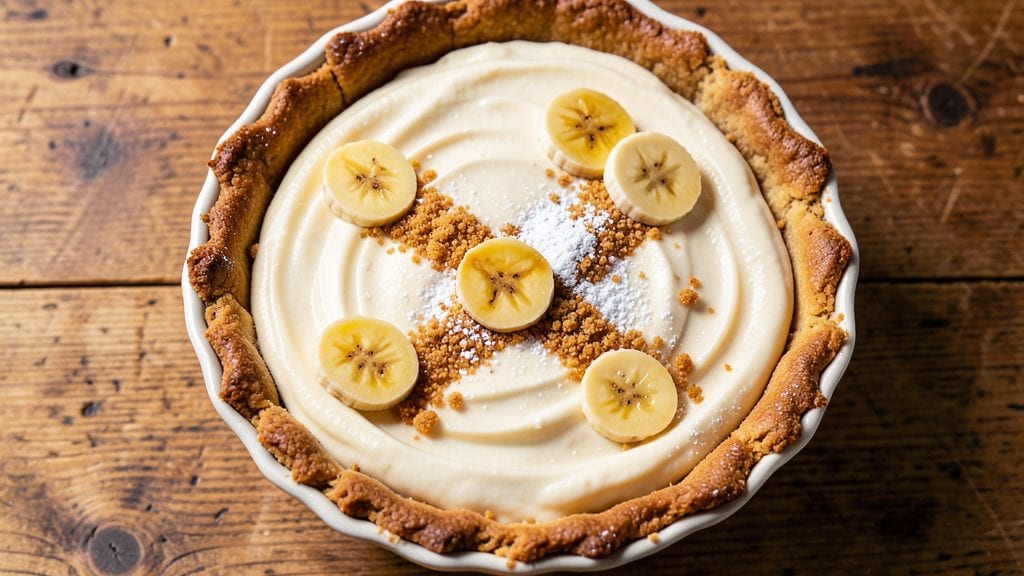 Easy Banana Cream Pie Recipe No Pudding: Velvety Vanilla Swirls With Crunchy Oat Topping