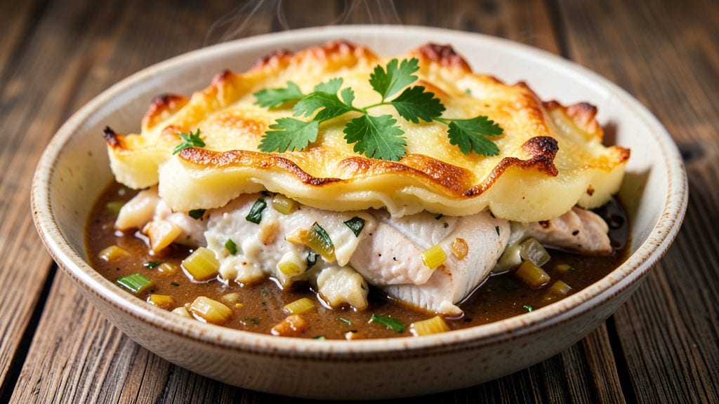 Fish Shepherd's Pie Recipe: Crispy Potato Top, Flaky Layers Over Savory Fish Filling