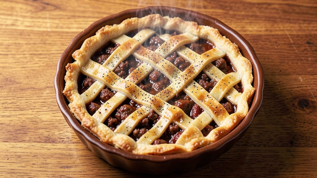Grandma's Meat Pie Recipe: Flaky Crust Hugging Savory Filling