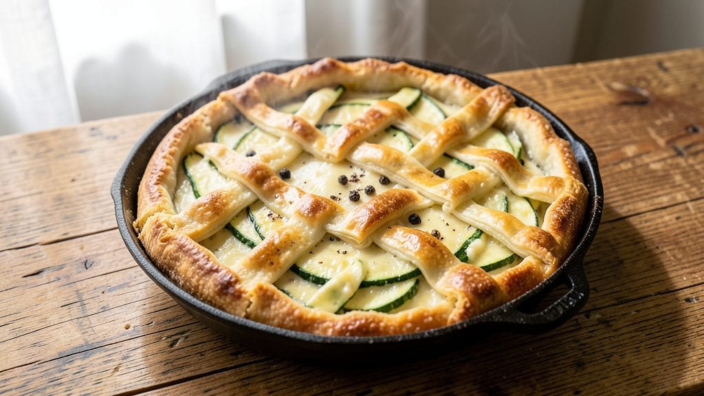 Grandma's Old-Fashioned Zucchini Pie Recipe: Buttery Crust and Spiced Filling Magic