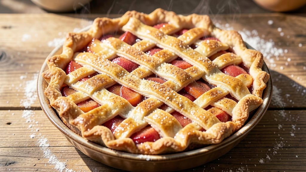 Grandma's Peach Pie Recipe: Rustic Crust and Bursting Juicy Filling