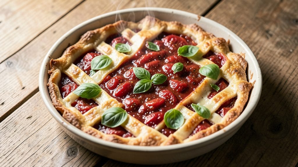 Grandma's Tomato Pie Recipe: Rustic Crust Filled With Sweet-Tart Fruit Bliss