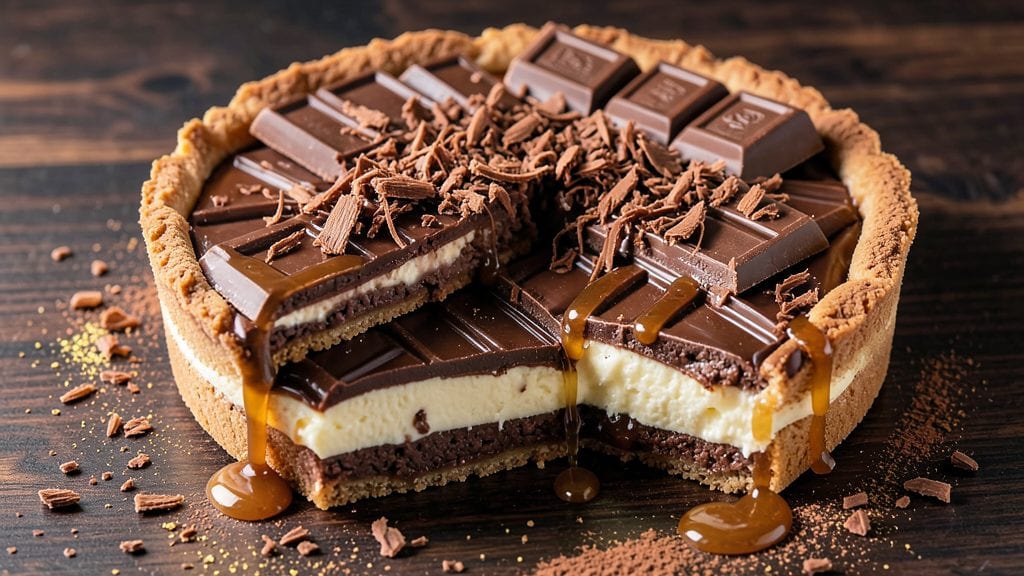 Hershey Candy Bar Pie Recipe: Fudgy Layers With Crunchy Topping