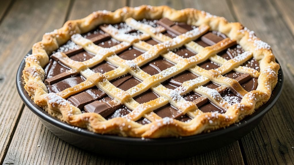 Hershey's Old Fashioned Chocolate Pie Recipe: Fudgy Crust and Caramelized Chocolate Layers