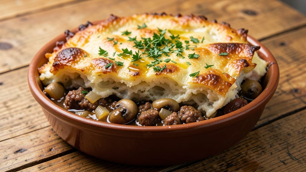 James Martin's Cottage Pie Recipe: Flaky Potato Crust Over Savory Beef Filling