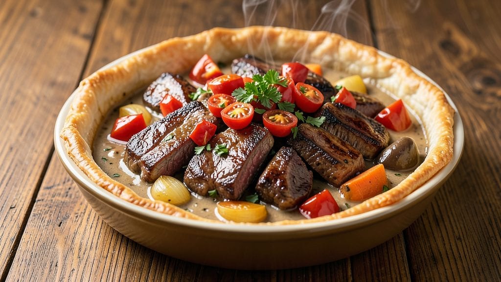 Jamie Oliver's Steak & Kidney Pie Recipe: Flaky Pastry Hugging Rich Meat Filling