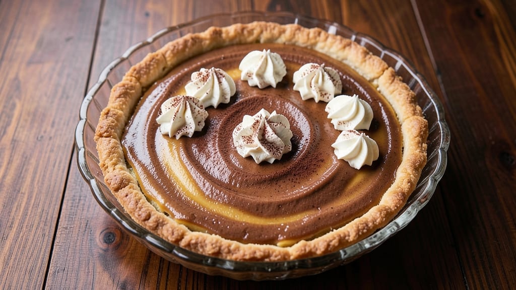Kahlúa Pie Recipe: Boozy Vanilla Swirl With Crunchy Oat Crown