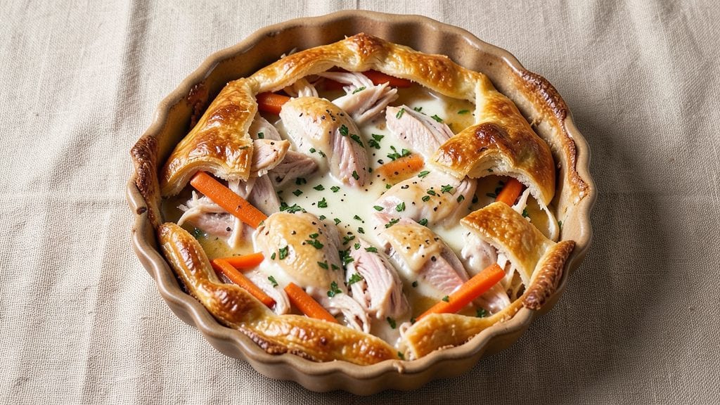 Martha Stewart Pot Pie Recipe: Flaky Crust Over Savory Meat and Veggie Harmony