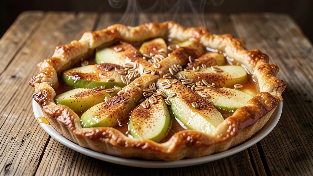 McCormick and Schmick's Upside Down Apple Pie Recipe: Caramelized Fruit Crowned With Buttery Oat Crunch