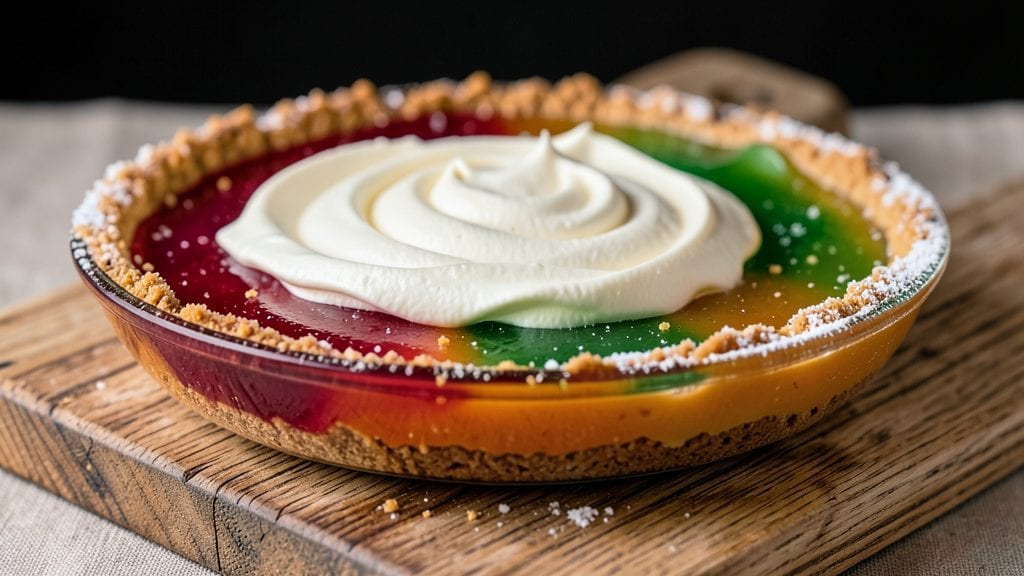 No-Bake Jello Pie Recipe: Vibrant Layers That Never Crack
