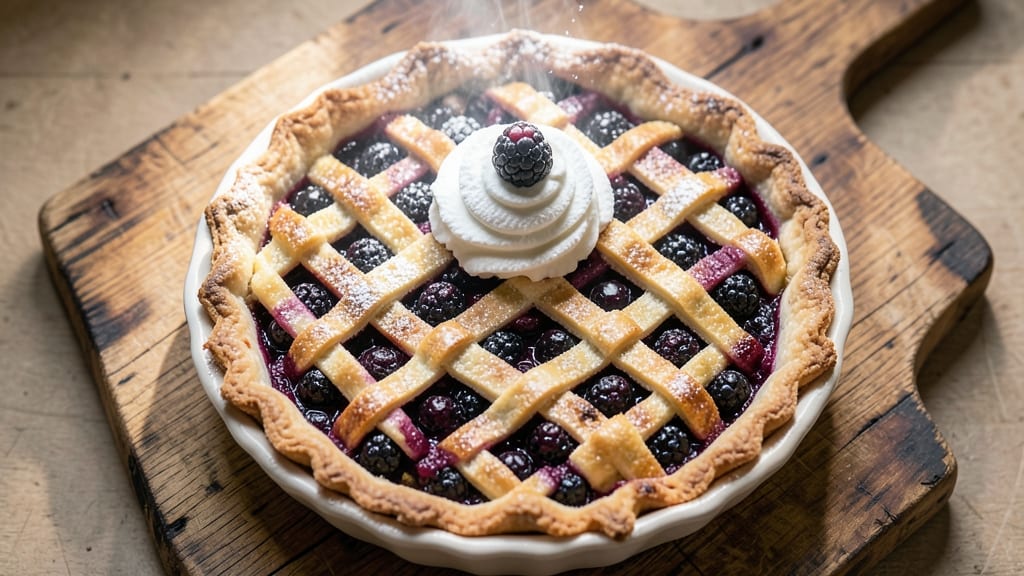 Old Fashioned Blackberry Pie Recipe: Juicy Berries in Buttery Lattice Crust
