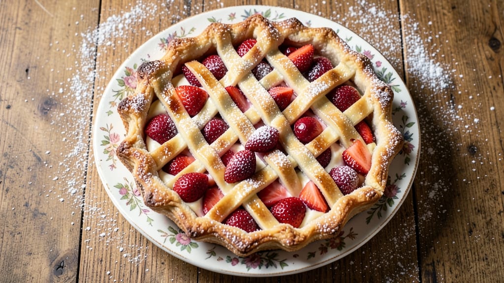 Old Fashioned Shoney's Strawberry Pie Recipe: Buttery Crust and Bursting Fruit Filling