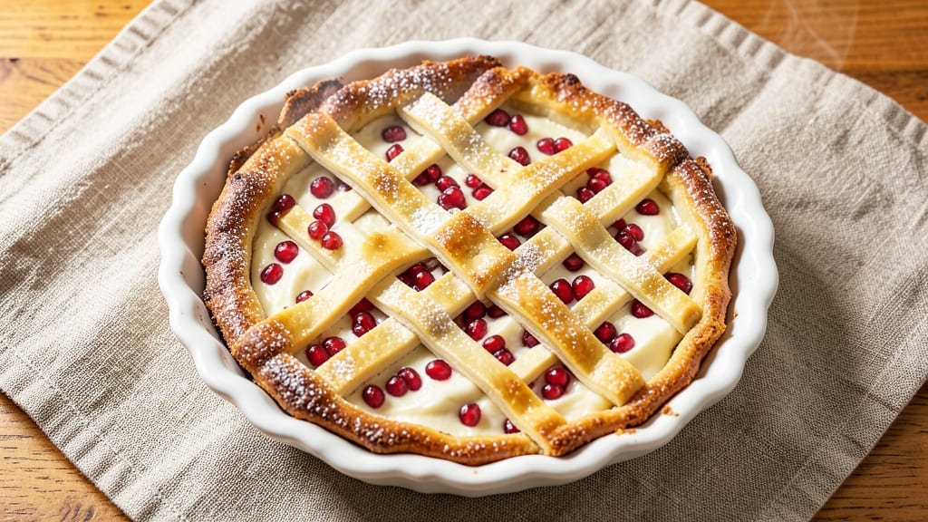 Peacock Pie Recipe: Minty Green Swirls and Berry Jewels in One Bite