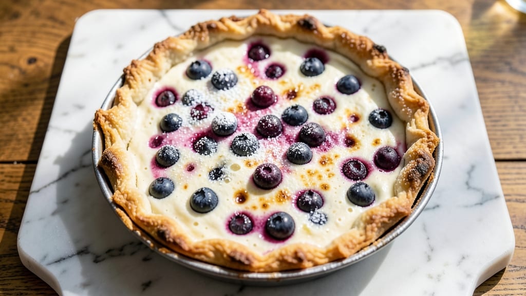Philadelphia Cream Cheese Blueberry Pie Recipe: Velvety Swirls and Bursting Berries