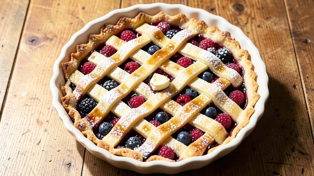 Pillsbury Berry Pie Recipe: Molasses-Kissed Crust Over Bursting Fruit