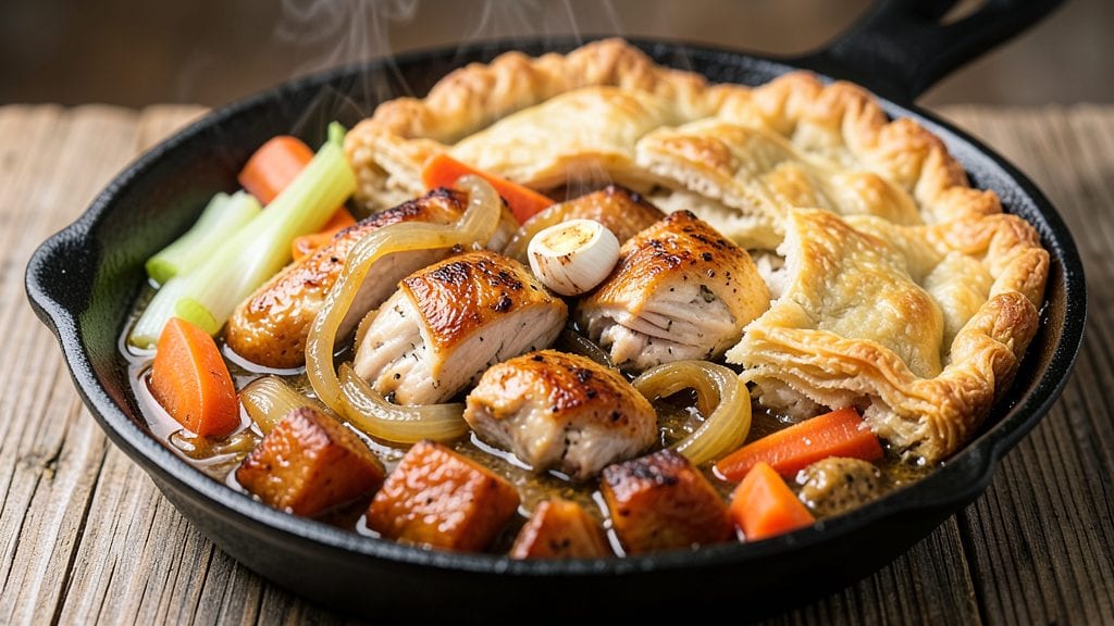 Pot Pie Recipe With Pillsbury Biscuits: Buttery Crown Over Savory Filling