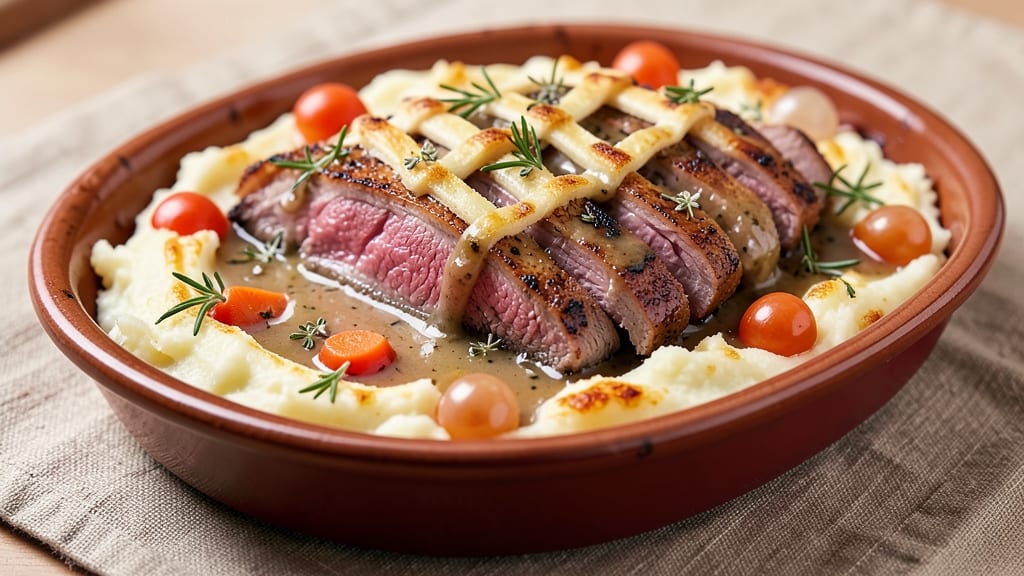 Prime Rib Shepherd's Pie Recipe: Tender Beef Crowned With Crispy Potato Topping