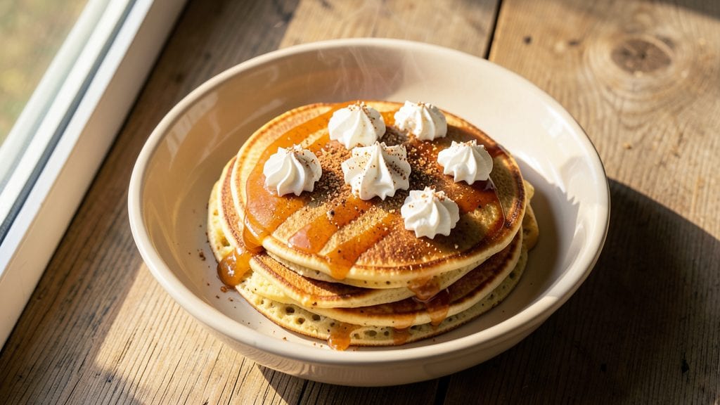 Pumpkin Pie Pancakes Recipe: Spiced Whirl of Cinnamon and Cream Cheese Bliss