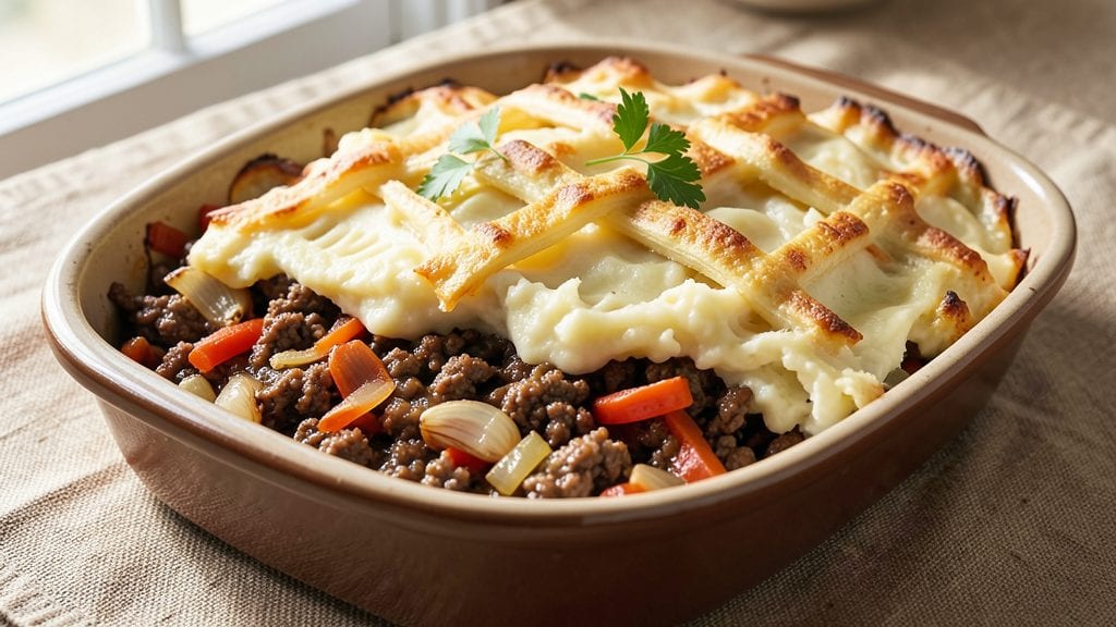Ree Drummond's Shepherd's Pie Recipe: Fluffy Mashed Crown Over Savory Beef and Veggie Filling