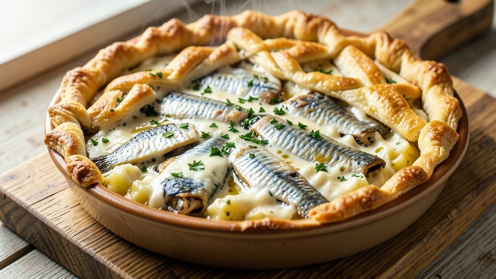 Sardine Pie Recipe: Savory Fish and Potato Crown Comfort