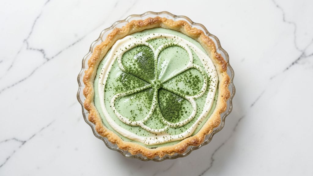 Shamrock Pie Recipe: Lime-Cream Cheese Dream with Minty Freshness
